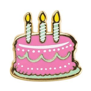 I Hope Your Birthday Cake Is Lit Enamel Pin